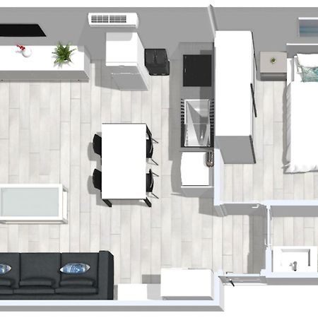 Roses Apartments 1 - Vista Mar Lateral - 1Habitacion Exteriör bild
